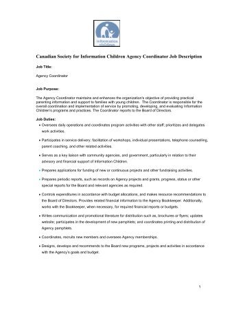 Human Resources Manager Job Description Sample - School of ...