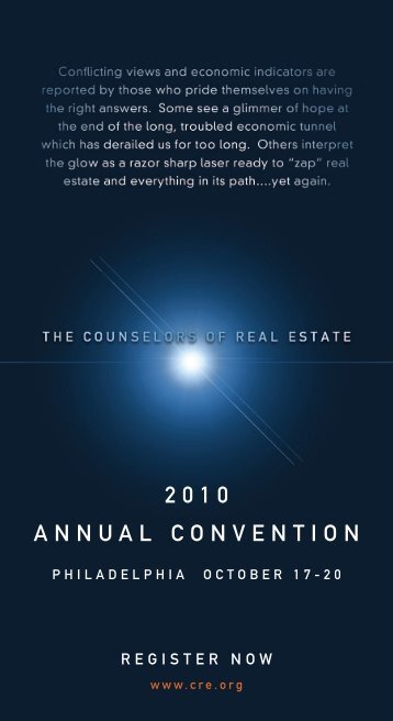 2010 ANNUAL CONVENTION - The Counselors of Real Estate