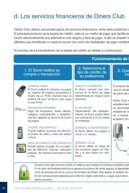 VI Informe de Sustentabilidad Corporativa - Diners Club del Ecuador