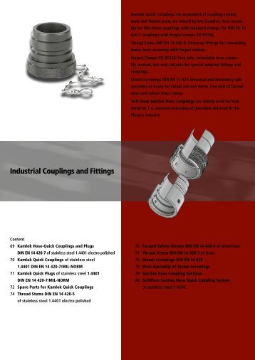 Industrial Couplings and Fittings