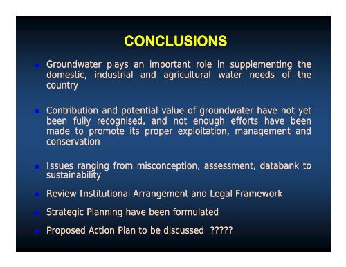 Groundwater - Akademi Sains Malaysia