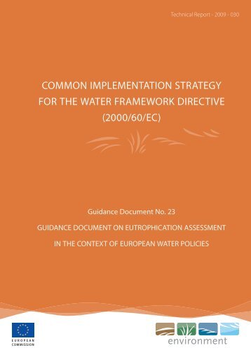 common implementation strategy for the water framework ... - Cliwat.eu