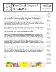 June 2010 Newsletter - Grace Lutheran Church