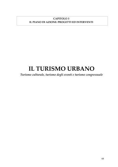 Piano di azione - Turismo Cultura Commercio - La Spezia