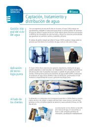 CaptaciÃ³n, tratamiento y distribuciÃ³n de agua - Grup Cassa