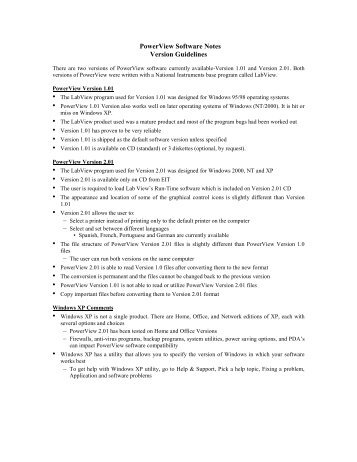 PowerView Troubleshooting guide