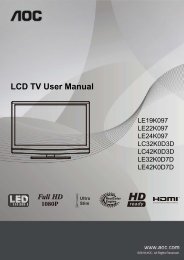 LCD TV SERVICE MANUAL Modle list KONKA GROUP CO,LTD.