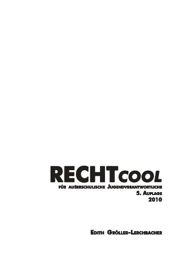 RECHTcool! - LOGO Jugendmanagement Steiermark
