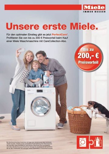 Miele PerfectCare Waschmaschinen – clever kombiniert!