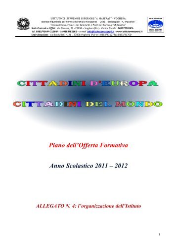 Piano dell'Offerta Formativa Anno Scolastico 2011 â 2012 - Istituto ...