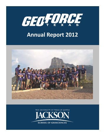 2012 Annual Report - Jackson School of Geosciences