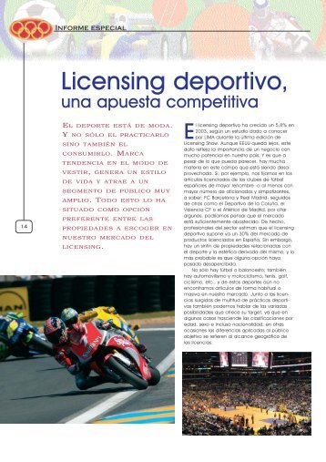 Licensing deportivo.qxd - Licencias Actualidad
