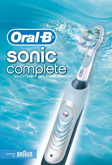 oral-b sonic comple b sonic complete.tm - Braun Consumer Service ...