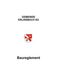 Baureglement-ESO.pdf - Gemeinde Erlinsbach SO