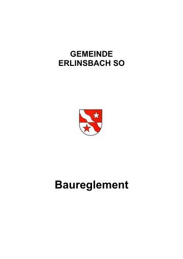 Baureglement-ESO.pdf - Gemeinde Erlinsbach SO