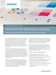 SIMOTION TRC5000 Registerregelung
