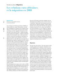 Les relations euro-africaines et la migration en 2008 - IEMed