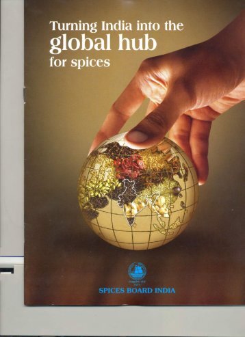 Promotional Brochure 2 - Spices Board India