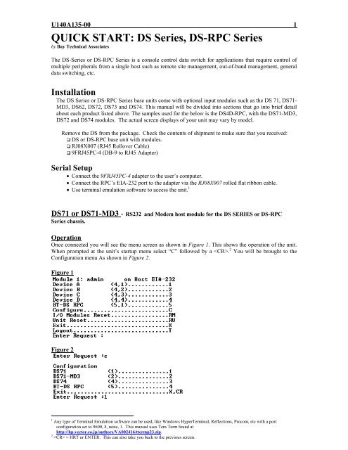 RPC 12A-30 QS - BayTech