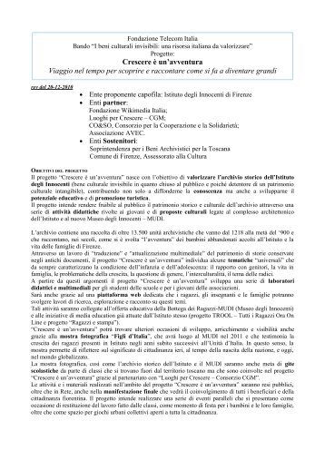 Crescere è un'avventura - Circolodidatticofiglinevaldarno.It