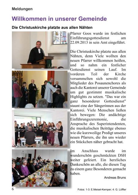 Gemeindebrief Dezember 2013 - Kirchengemeinde Ahaus