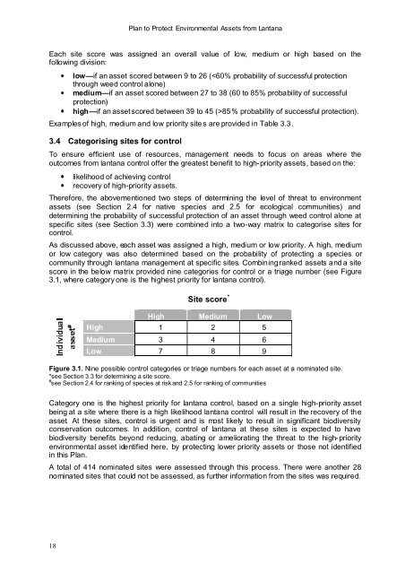 Plan to Protect Environmental Assets from Lantana - Weeds Australia