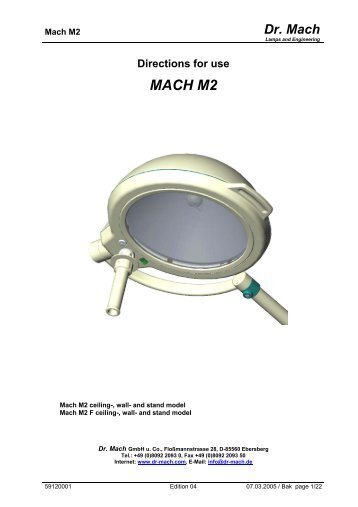MACH M2 - Dr. Mach