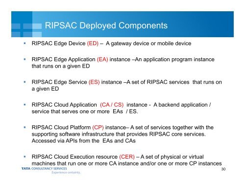 RIPSAC - TRDDC