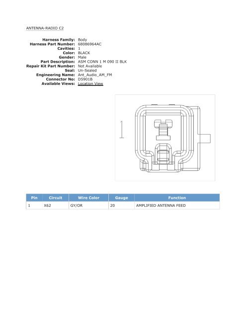 Audio/Video systems - wiring diagrams (PDF) - WK2Jeeps.com