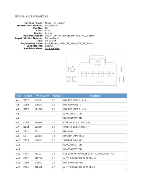 Audio/Video systems - wiring diagrams (PDF) - WK2Jeeps.com