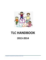 TLC Handbook 2012-2013 - jeffline - Thomas Jefferson University