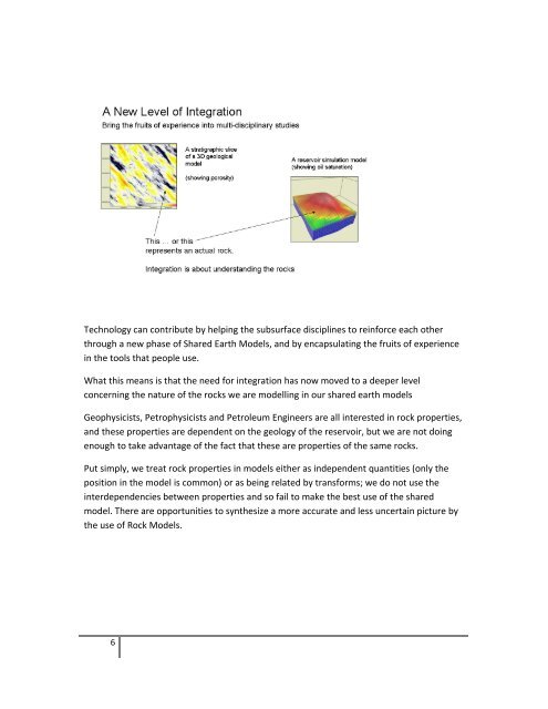 Shared Earth Model to Live Earth Model Deeper ... - Net Brains