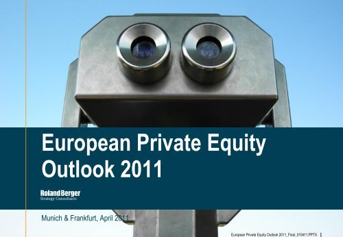 European Private Equity Outlook 2011