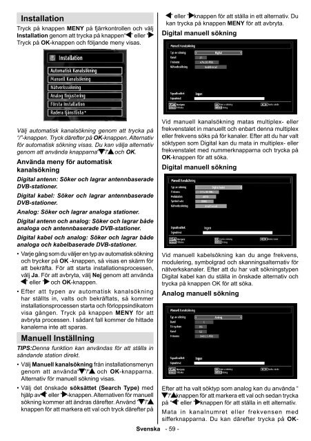 LC-32LE530E Operation-Manual SE - Sharp