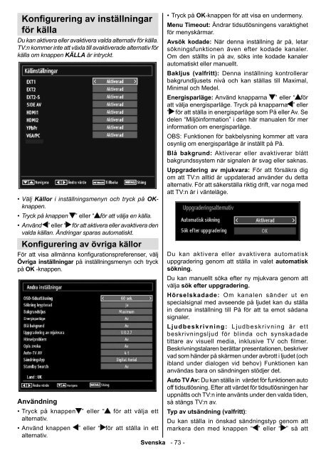 LC-32LE530E Operation-Manual SE - Sharp