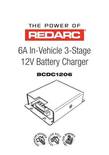 User manual BCDC1206 - REDARC Electronics