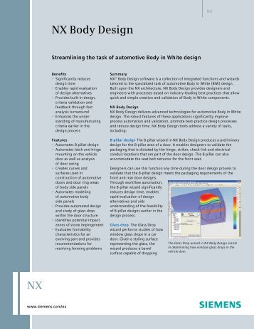 NX Body Design - Siemens PLM Software