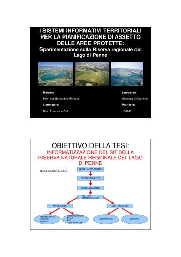 Sistemi informativi territoriali per la pianificazione di ... - Planeco