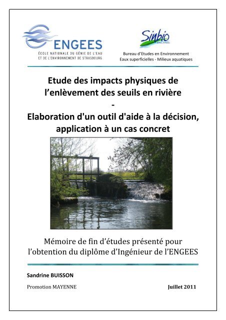 Rapport-TFE-ENGEES-BUISSON SANDRINE