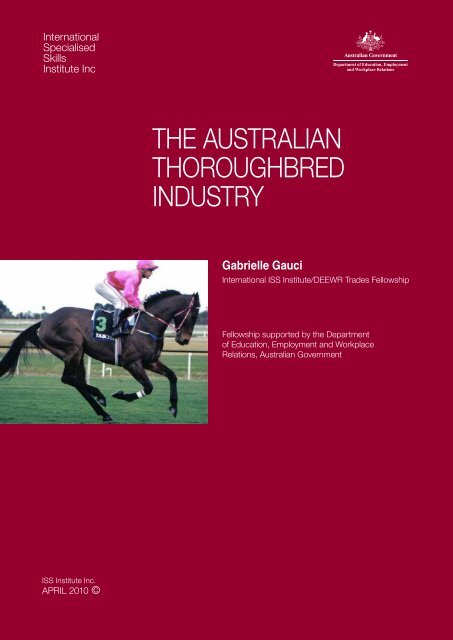 the australian thoroughbred industry - International Specialised ...