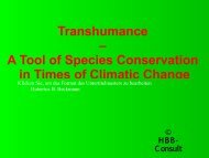 Transhumance â A Tool of Species Conservation in ... - Cultura21