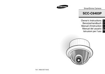 SCC-C6403P - Samsung CCTV
