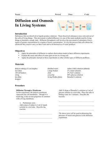 Graham S Law Of Diffusion Lab