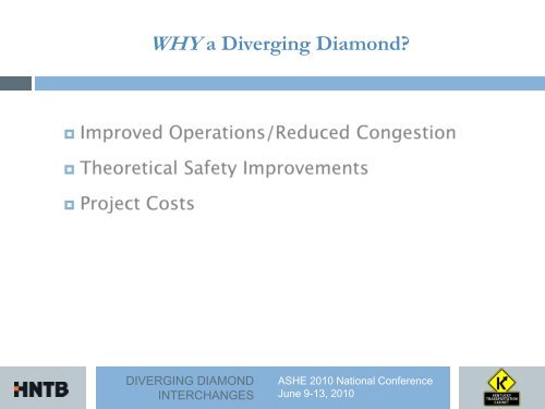 diverging diamond interchanges - Kentucky Transportation Cabinet