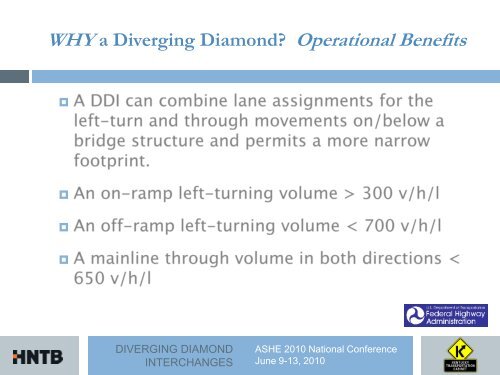 diverging diamond interchanges - Kentucky Transportation Cabinet