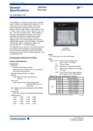 Yokogawa Ut130 Temperature Controller Data Sheet Pdf - Instrumart