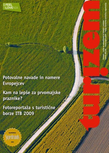 Potovalne navade in namere Evropejcev Kam na lepše za - Slovenia