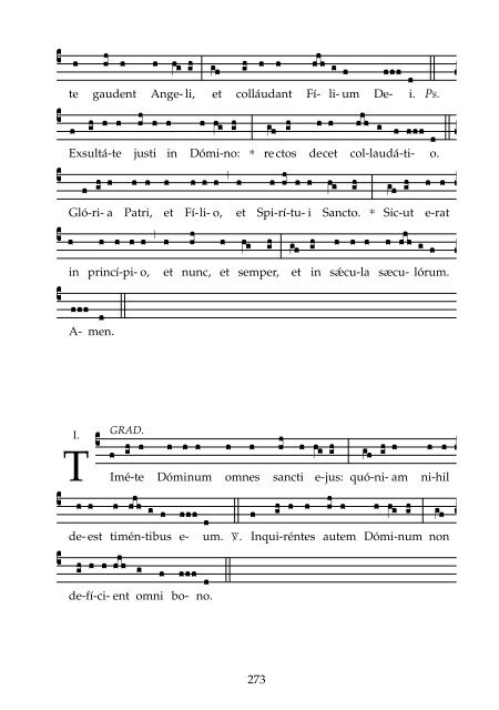 Proprium Missae in psalmodia semiornata - Missale Romanum
