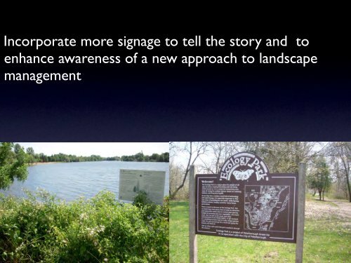 The Little Lake Master Plan aims to - City of Peterborough