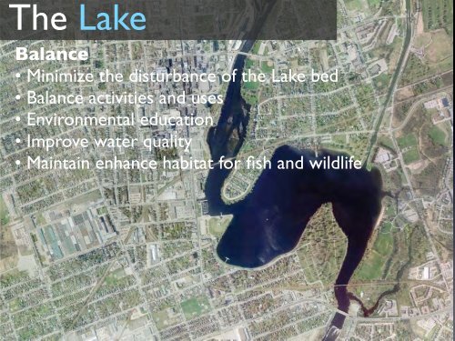 The Little Lake Master Plan aims to - City of Peterborough